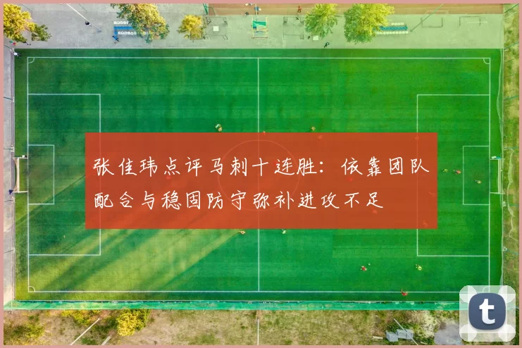 张佳玮点评马刺十连胜：依靠团队配合与稳固防守弥补进攻不足